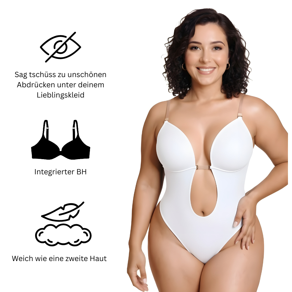 Shapewear Body - durchsichtige Träger & rückenfrei