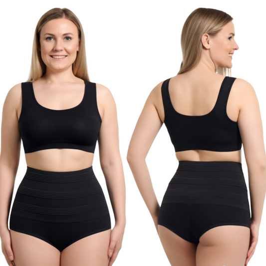 Shapewear String Body - hohe Taille