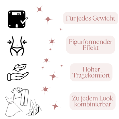 Shapewear String Body - hohe Taille